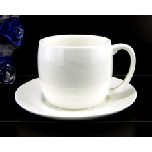 KC-2575 Haonai Juego de café cerámico redondo, set de café cerámico de 150 ml